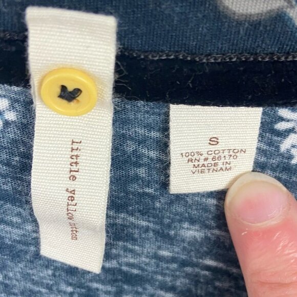 Anthropologie Blue Floral Print Mini Dress Ruffle Size Small Bohemian Boho S - Picture 2 of 7